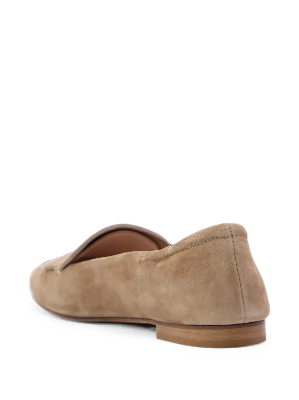 Notabene pointed-toe loafers Beige
