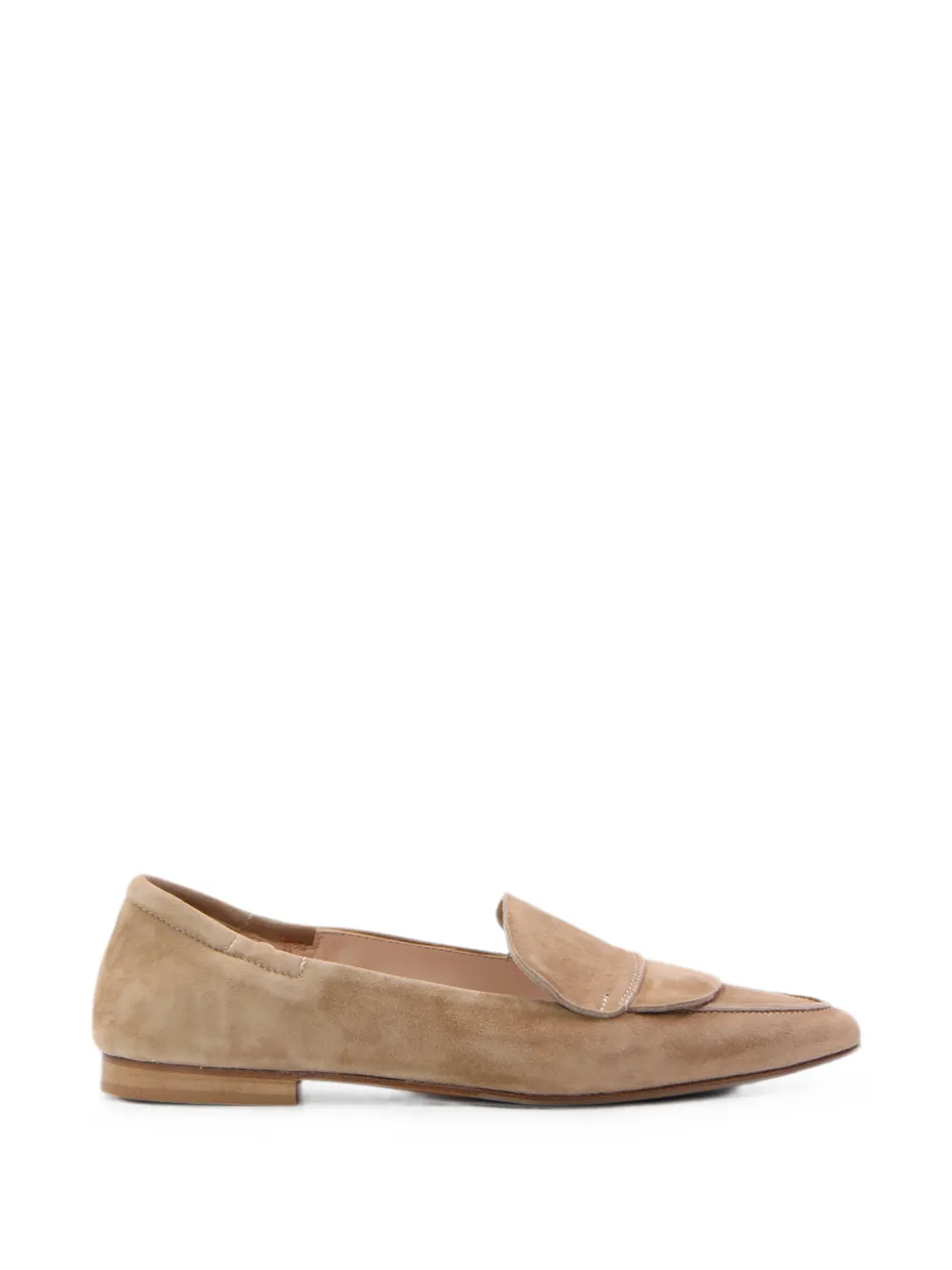 Notabene pointed-toe loafers Beige