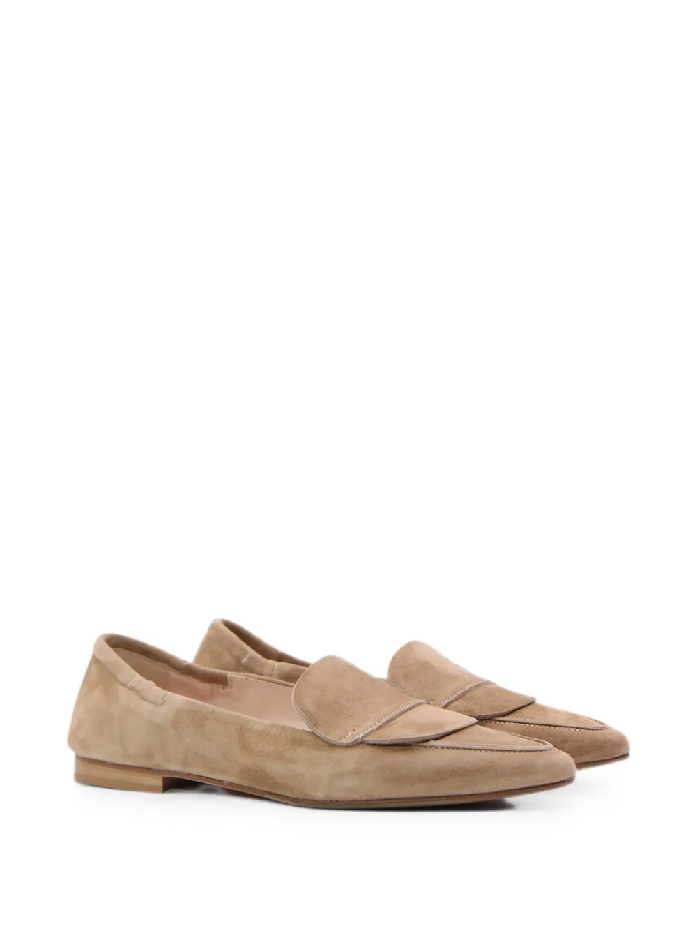 Notabene pointed-toe loafers Beige