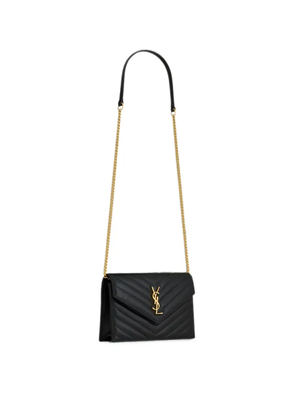 Yves Saint Laurent キルティング クラッチバッグ カサンドラ Saint Laurent カサンドラ キルティング クラッチバッグ | ブラック