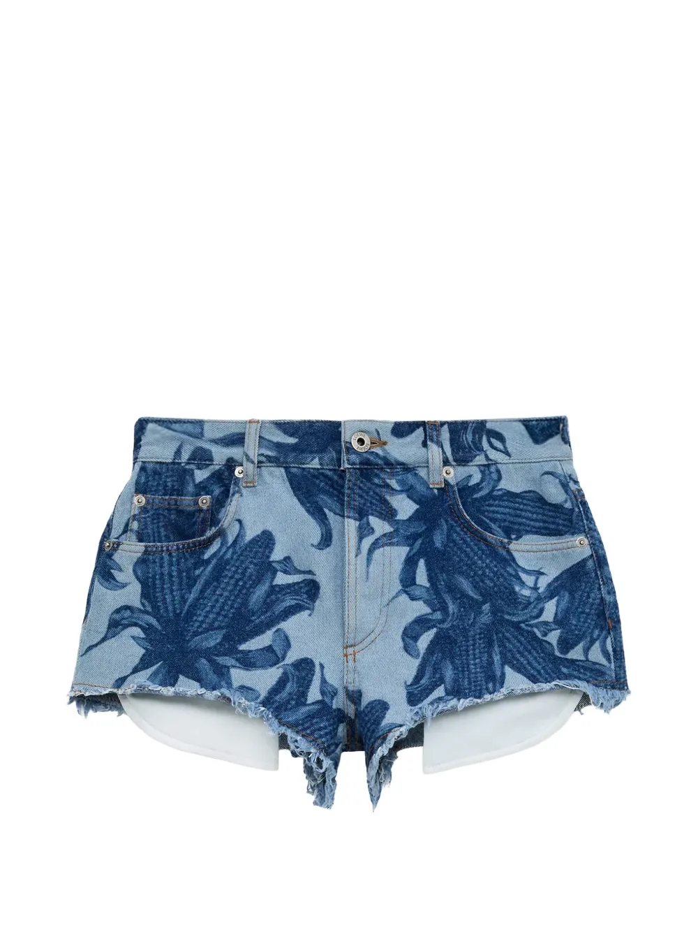 LOEWE Shorts a fiori - Blu