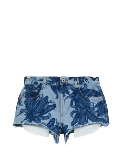 LOEWE shorts con estampado floral