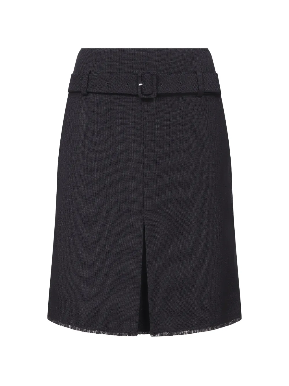 SHUSHU/TONG belted pleated midi skirt - Blu