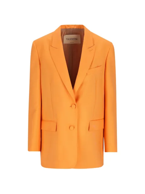Valentino Garavani single-breasted patch-pocket blazer