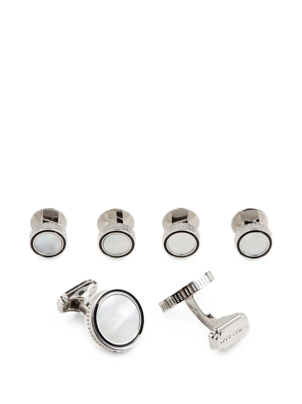 Tateossian Ovalen manchetknopen Zilver