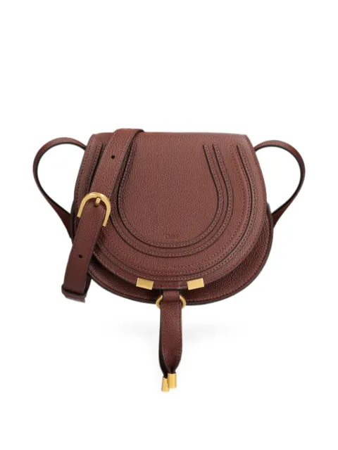 Chloé small Marcie saddle-stitch crossbody bag
