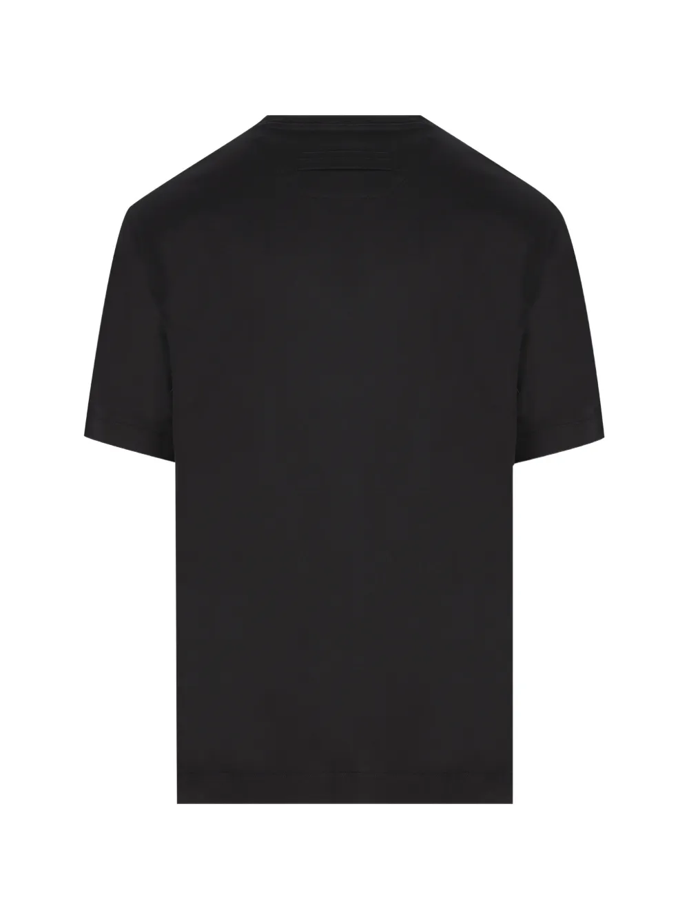 Zegna T-shirt met geborduurd logo Zwart