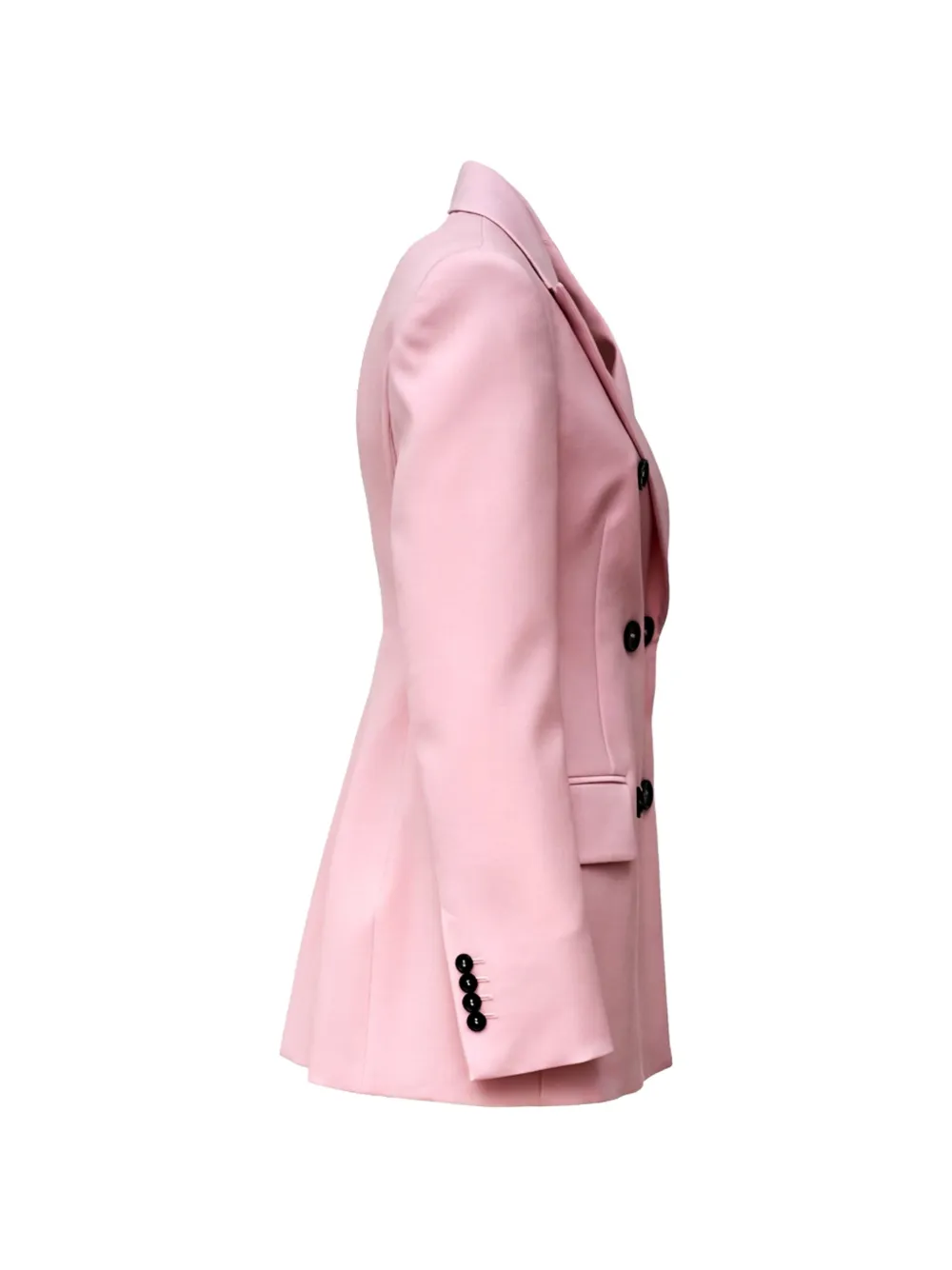 Sportmax Adamo Double-breasted Blazer in Pink, view 3