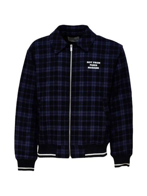 Drôle De Monsieur Not From Paris Madame check jacket