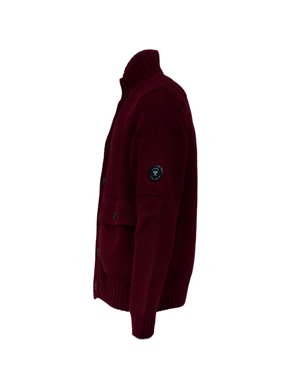 C.P. Company Lens vest met knopen Rood