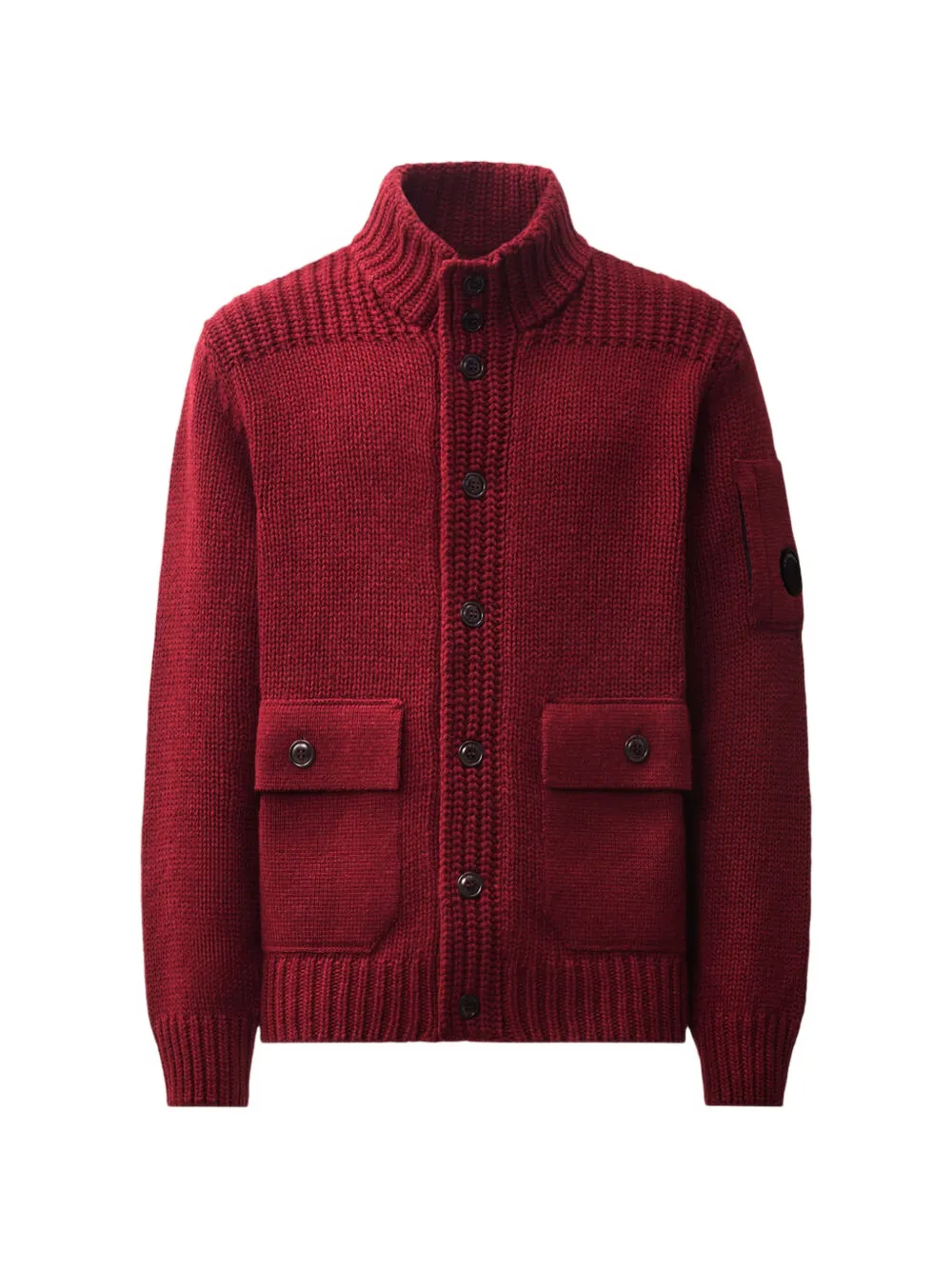 C.P. Company Lens vest met knopen Rood