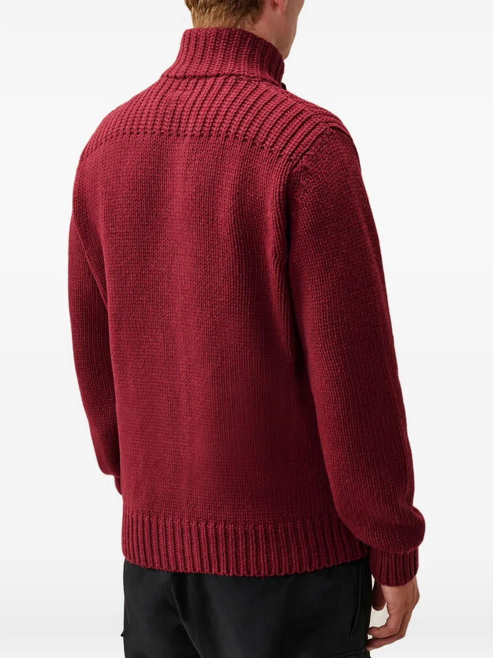 C.P. Company Lens vest met knopen Rood