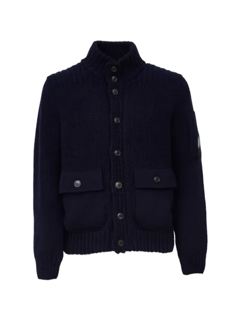 C.P. Company Lens-detail button-up cardigan