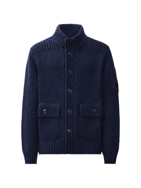 C.P. Company lambswool lens button sweater