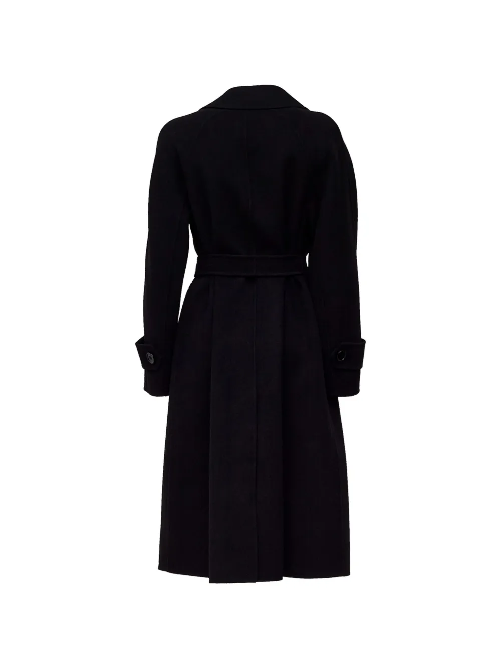 'S Max Mara Samanta jas met ceintuur Zwart