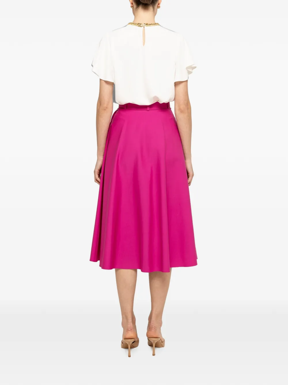 NISSA Top met kettingdetail Wit