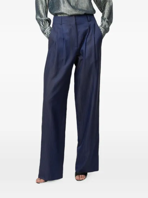 Indress Bath pinstriped pleated trousers