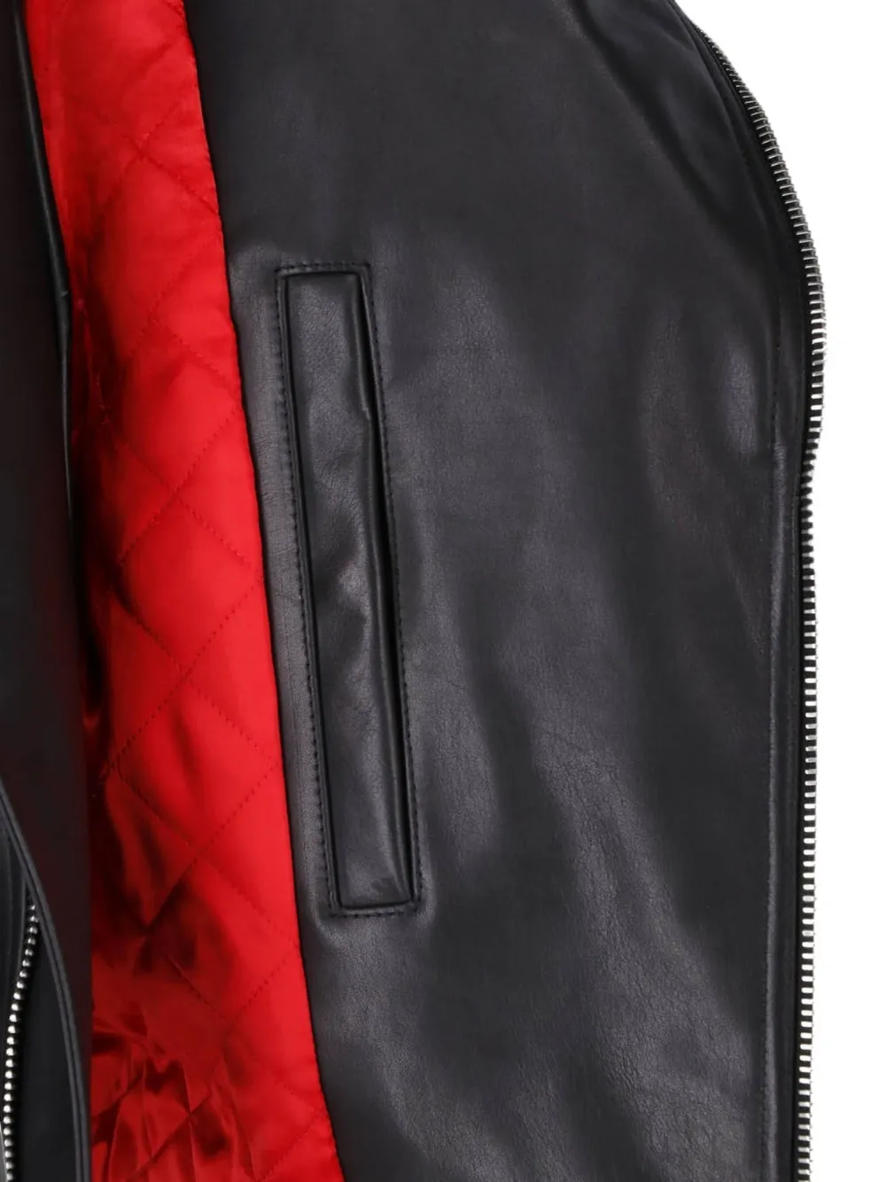 Givenchy Leren shirtjack met rits Zwart