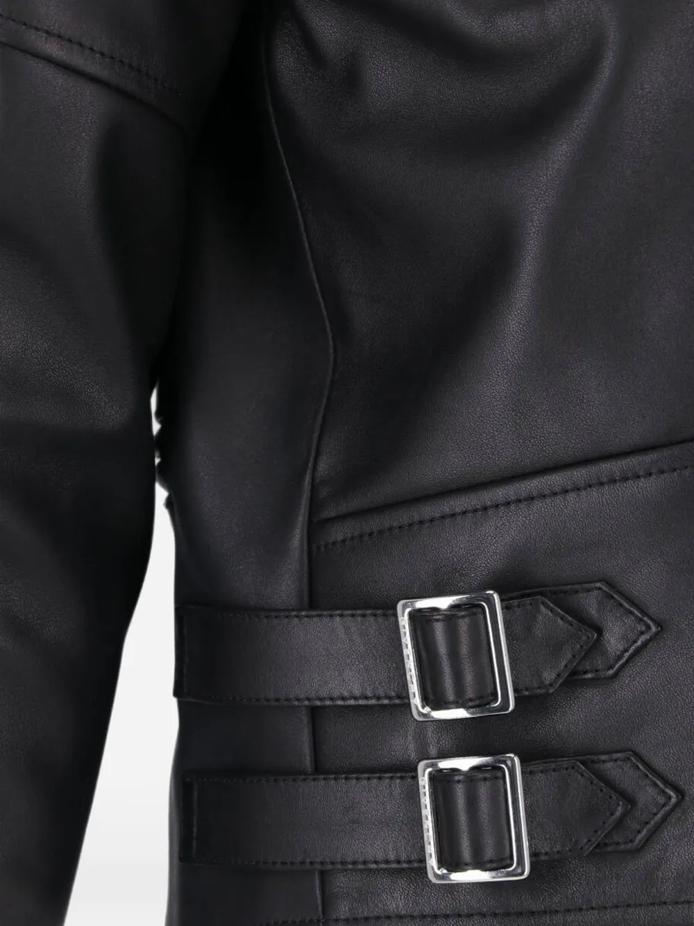 Givenchy Leren shirtjack met rits Zwart