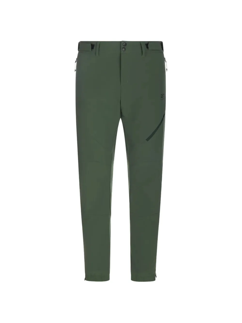 2117 of Sweden Sandhem logo-print panelled trousers - Grün