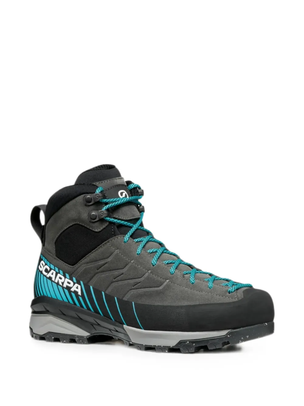 SCARPA high-top panelled hiking boots Grijs