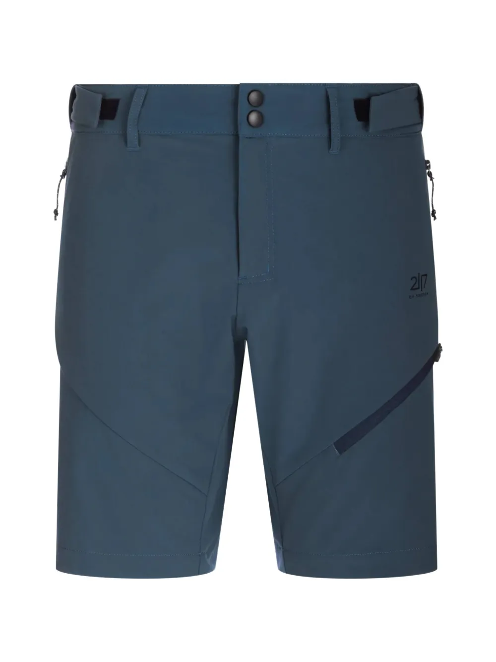 2117 of Sweden Sandhem logo-print zip-pocket shorts - Blue