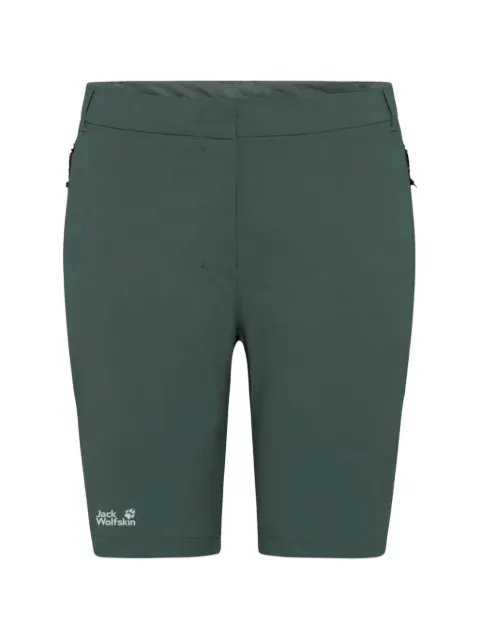 JACK WOLFSKIN Hikeout logo-print zip-pocket shorts