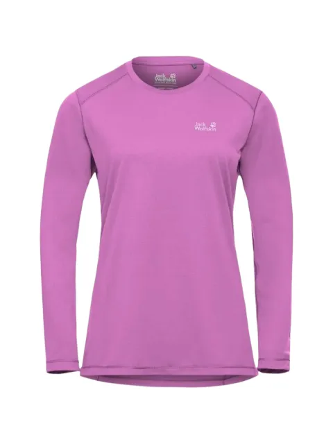 JACK WOLFSKIN long-sleeve logo-print T-shirt