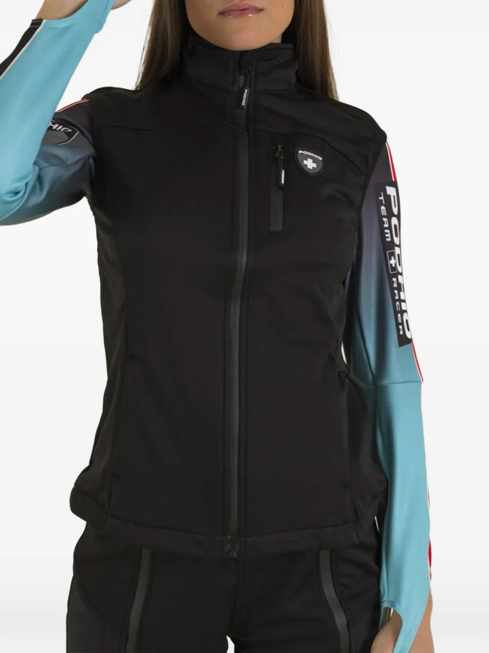 PODHIO logo-patch gilet
