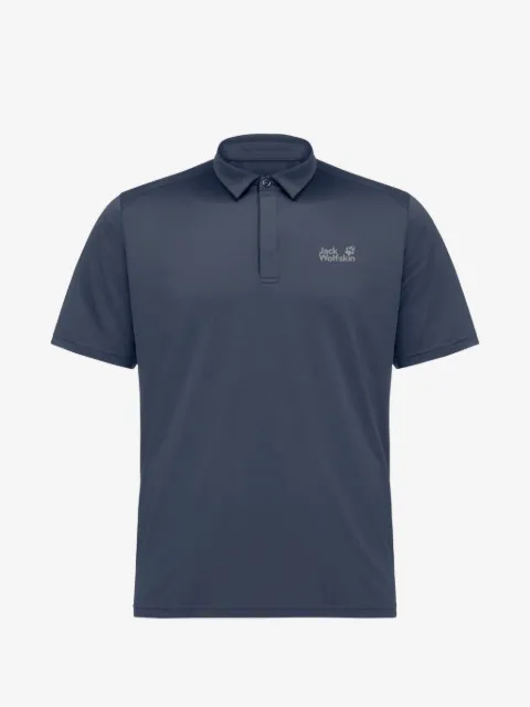 JACK WOLFSKIN Delgami logo-print polo shirt