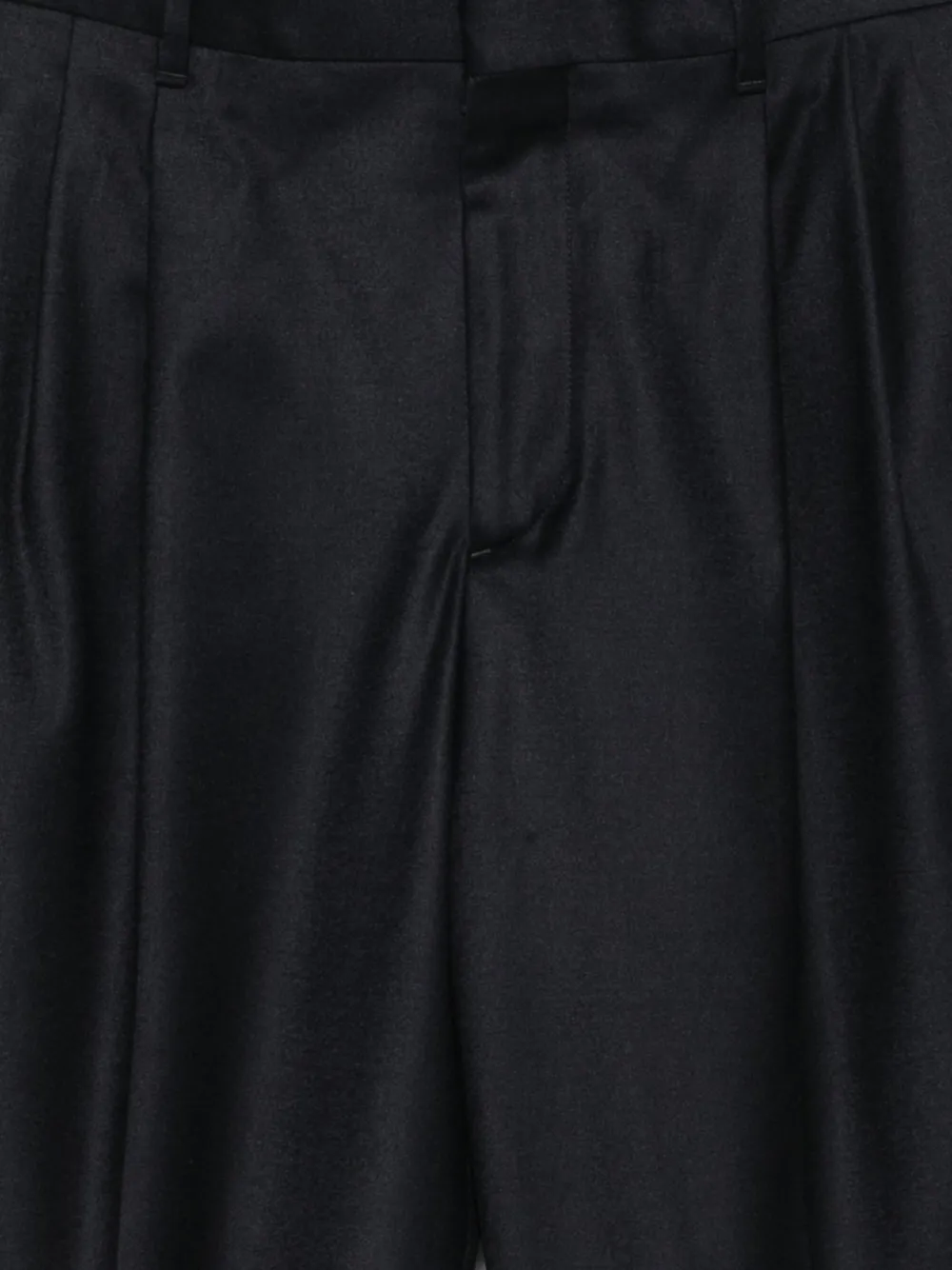 Lardini pleated wool trousers Blauw