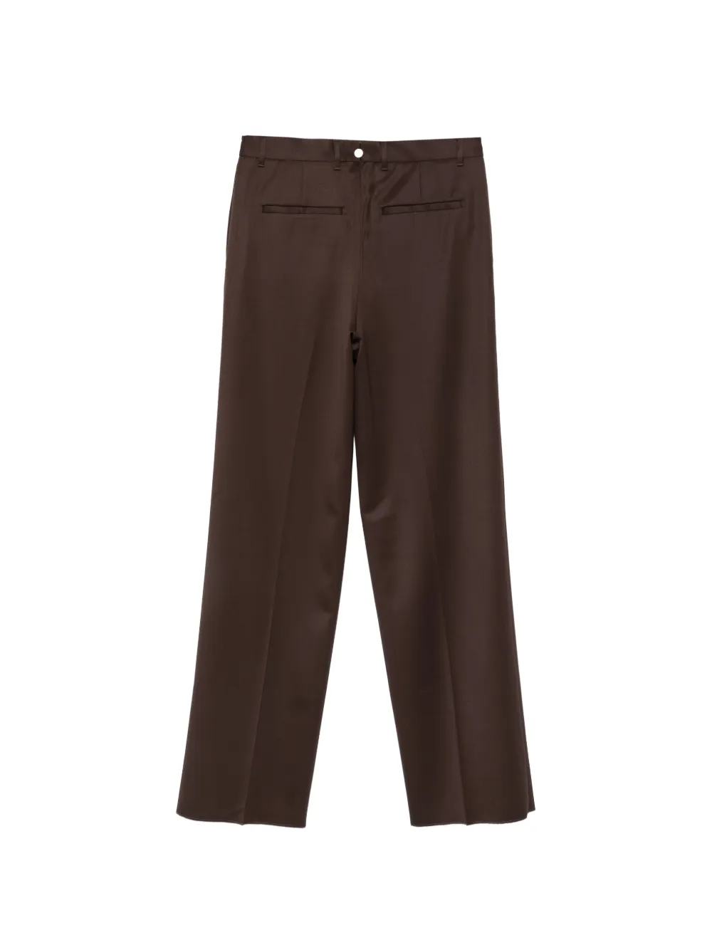 Lardini pleated straight-leg trousers Bruin