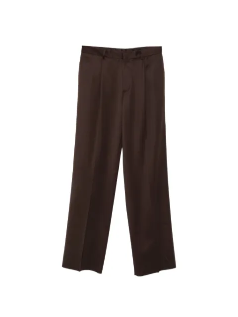 Lardini pleated straight-leg trousers