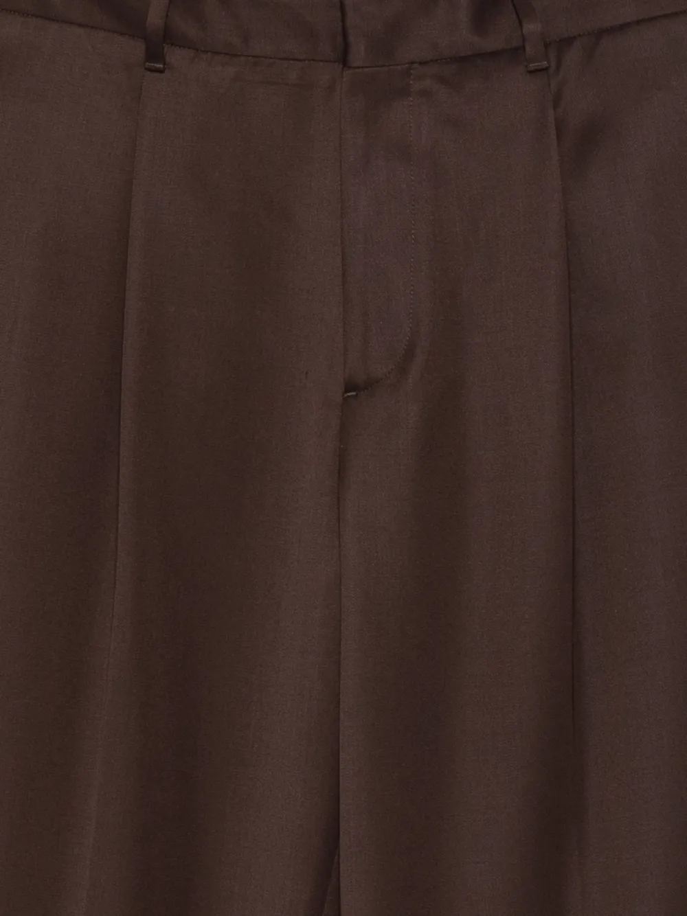 Lardini pleated straight-leg trousers Bruin
