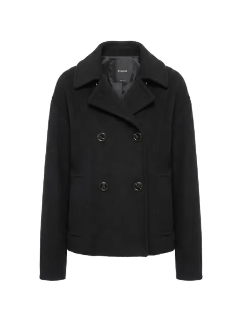 PINKO double-breasted wool coat
