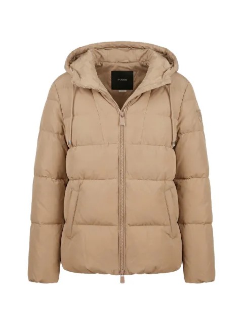 PINKO quilted hooded jacket