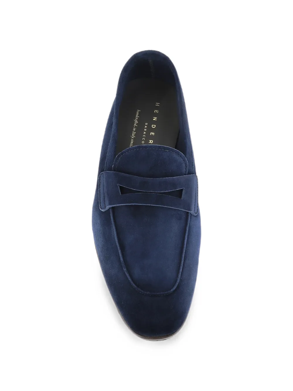 Henderson Baracco suede loafers Blauw