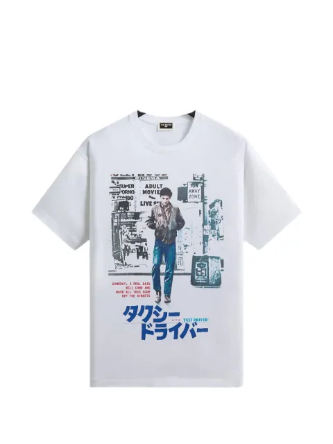 KITH Taxi Driver Japanese poster-print T-shirt