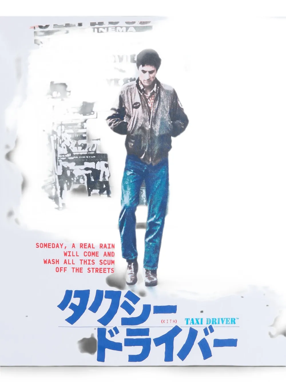 KITH Taxi Driver Japanese T-shirt met poster-print Wit