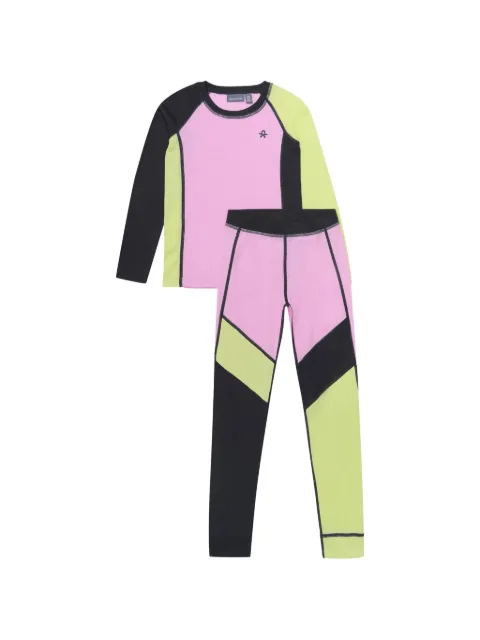 COLOR KIDS colour-block long-sleeve tracksuit