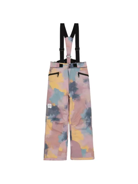 COLOR KIDS abstract-print touch-strap ski pants