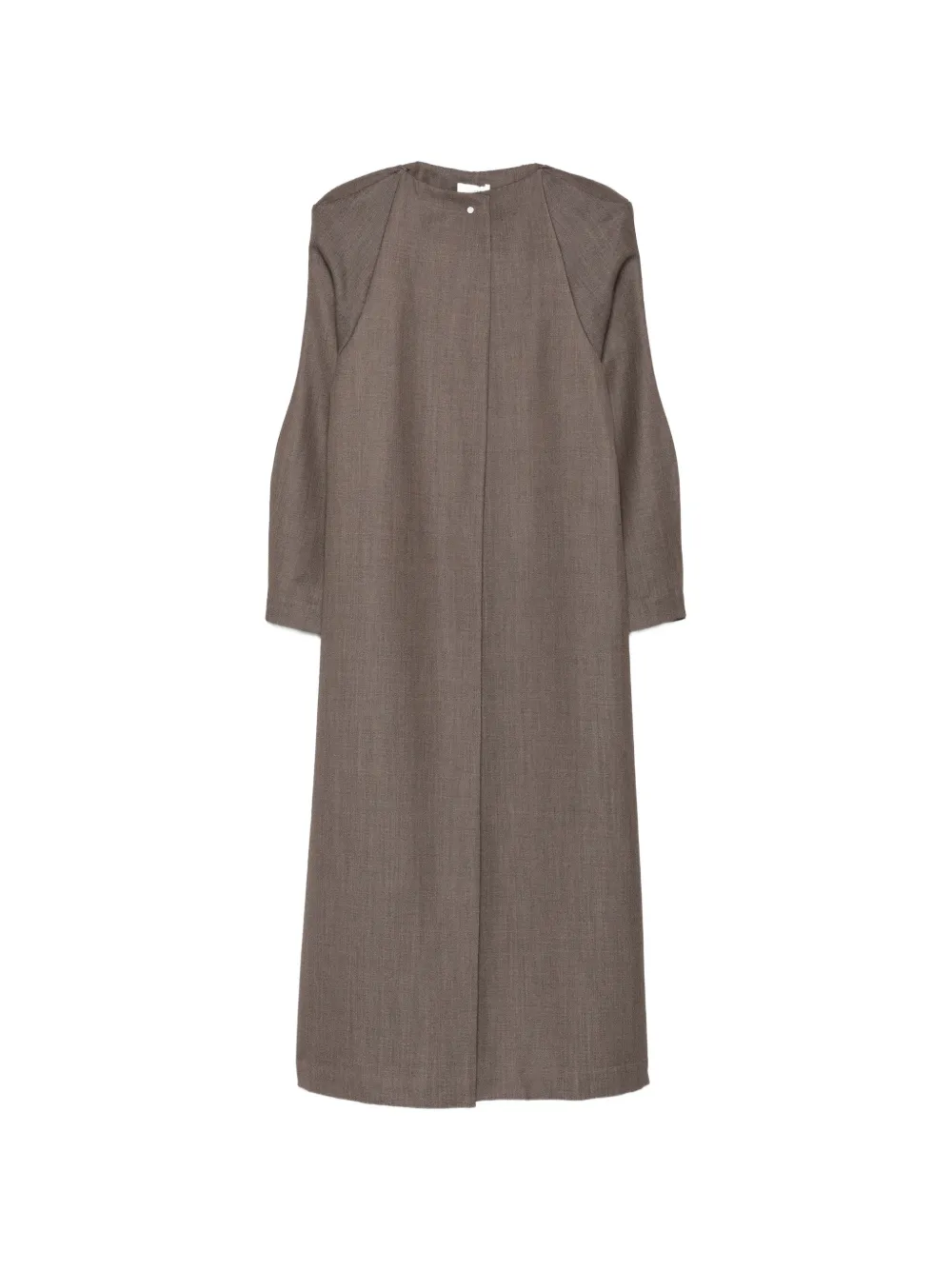 RUOHAN Perim peak-lapels open-front coat - Brown