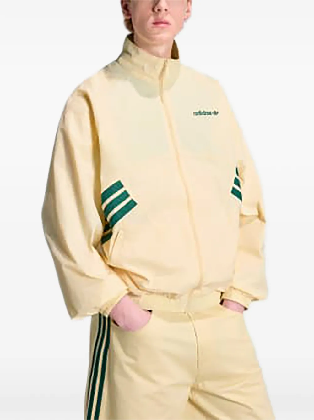 adidas Munich 93 sweater met logoprint Geel