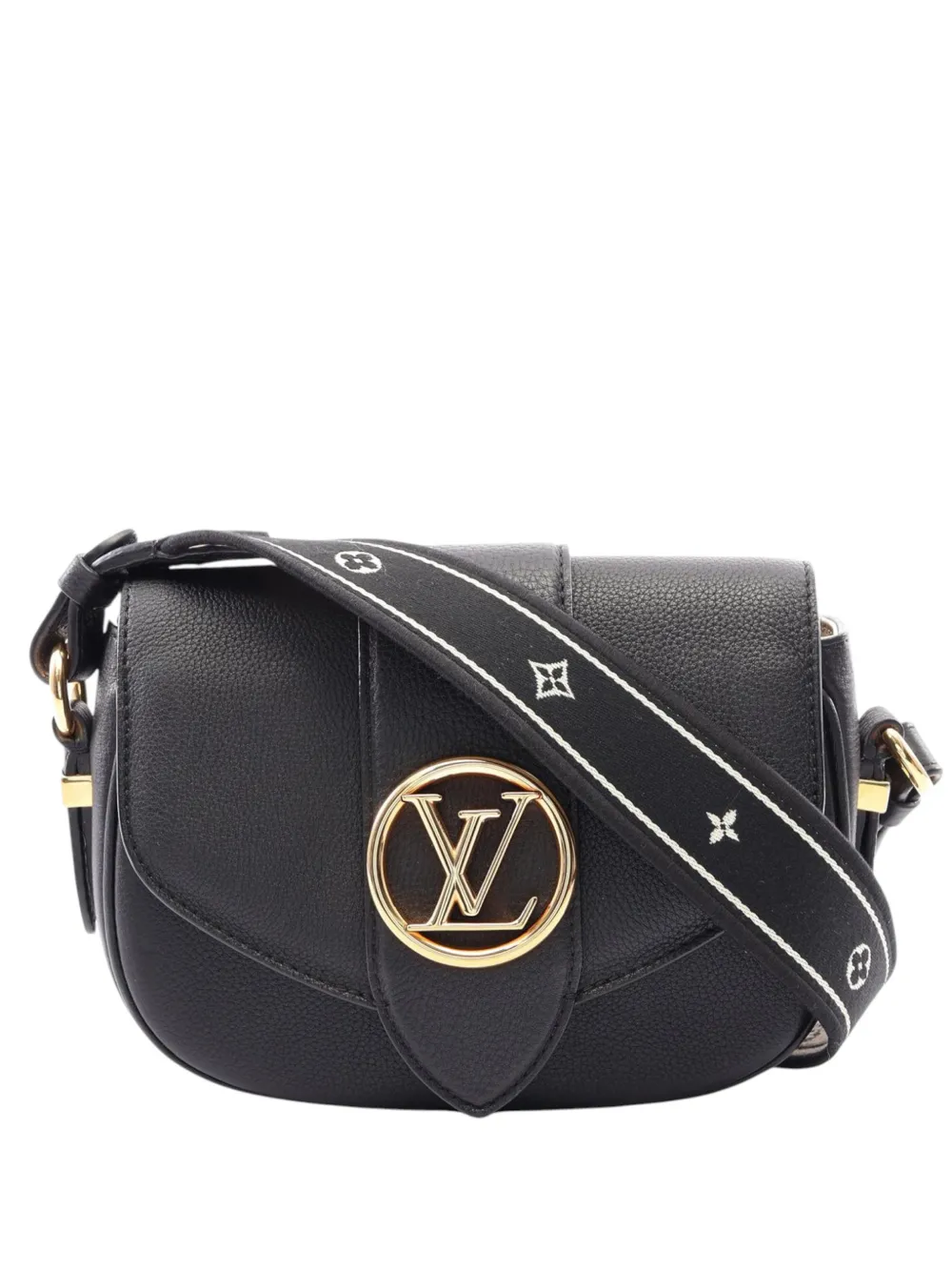 Louis Vuitton Pre-Owned 2021-2026 Leather Soft Pont 9 PM shoulder bag - Nero