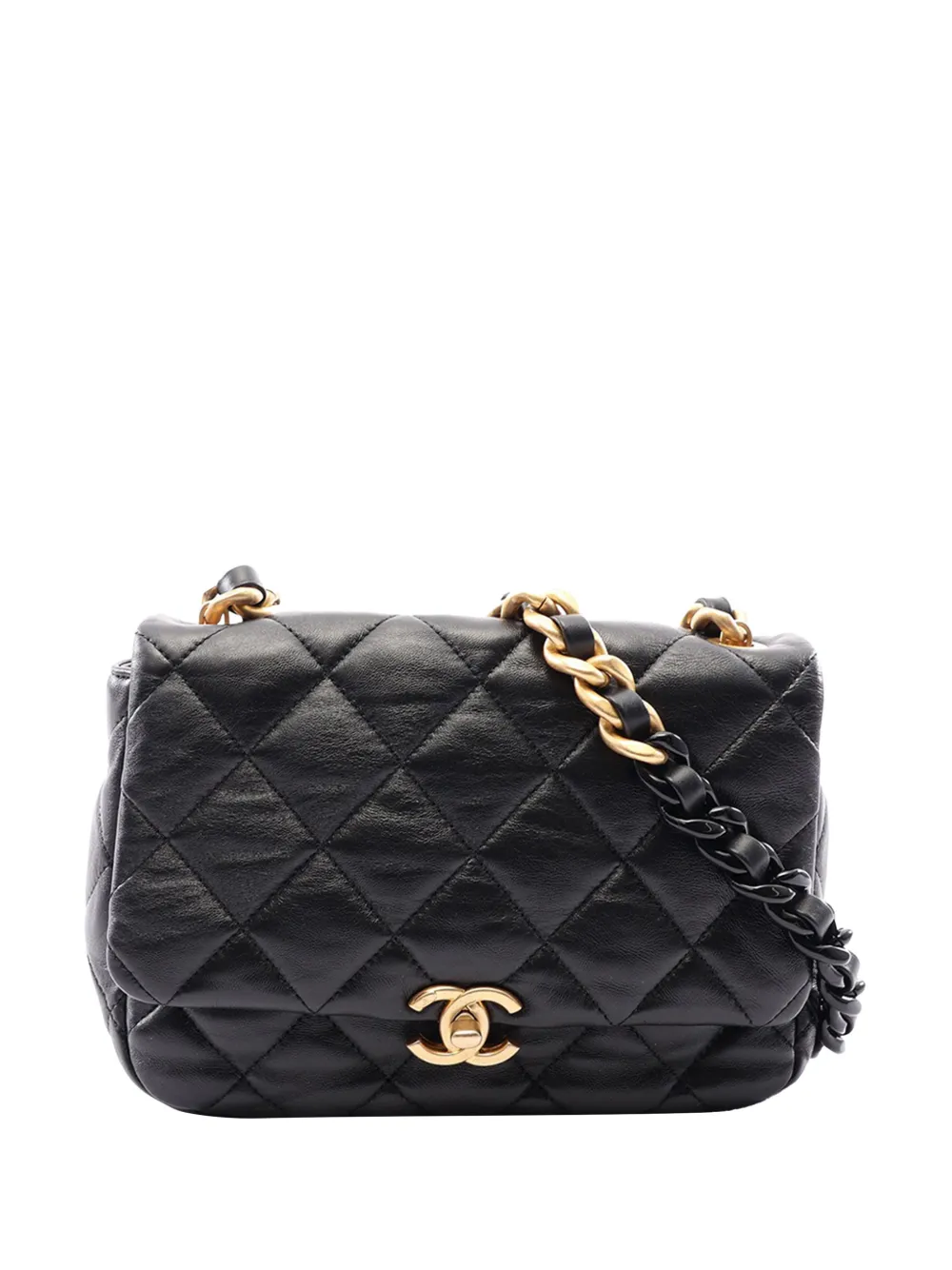 CHANEL Pre-Owned 2021-2026 Leather Flap Bag shoulder bag - Nero