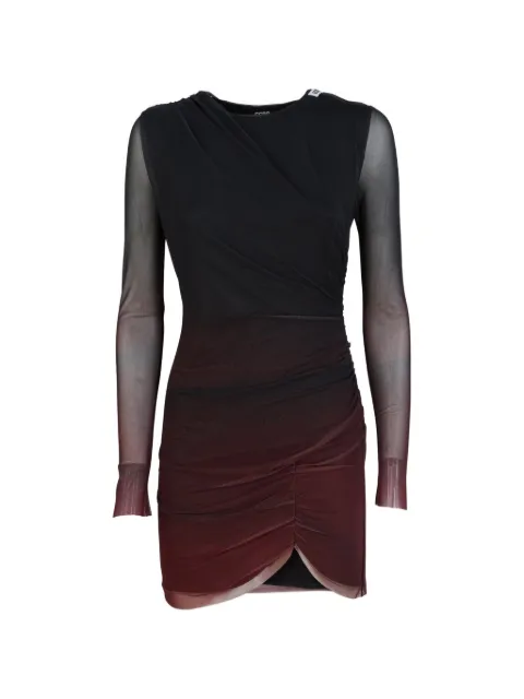 GCDS ruched tulle mini dress