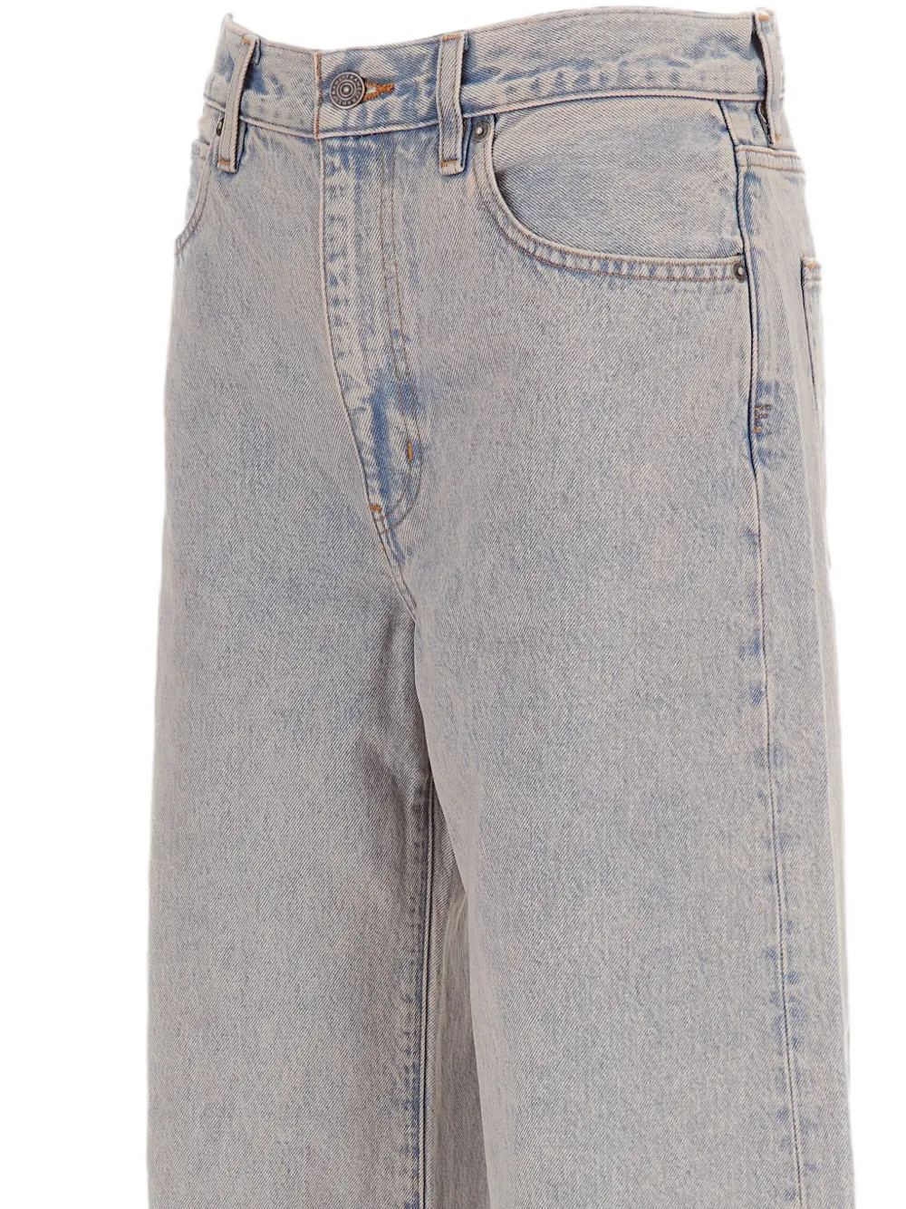 FRAME Jeans met barrel pijpen Blauw