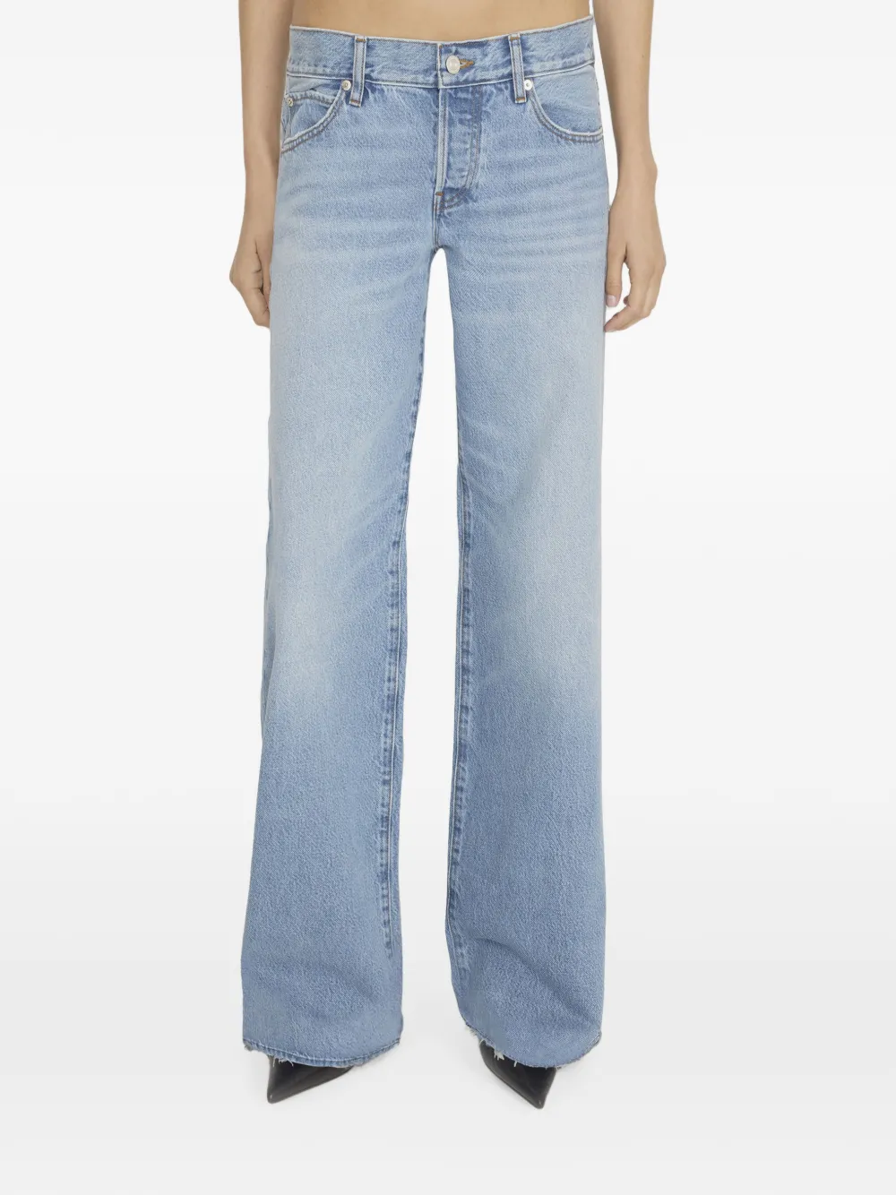 FRAME The Gray wide-leg jeans - Blu