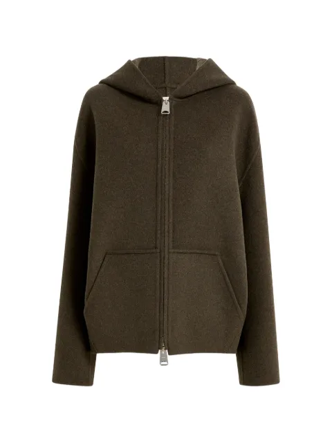 KHAITE hooded wool jacket