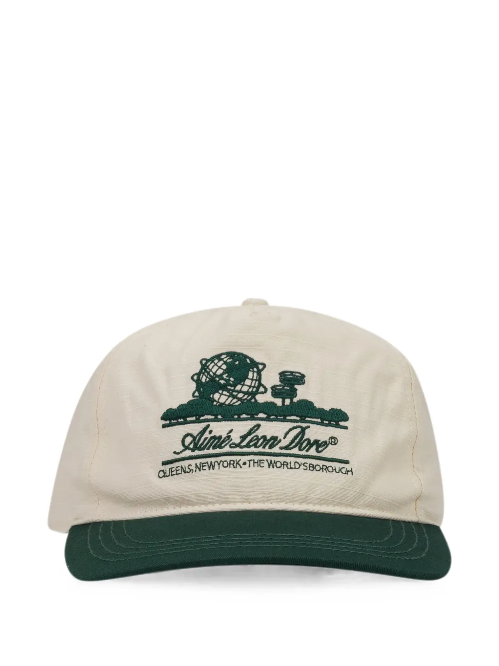 Aimé Leon Dore Unisphere Ripstop Baseball Cap In White